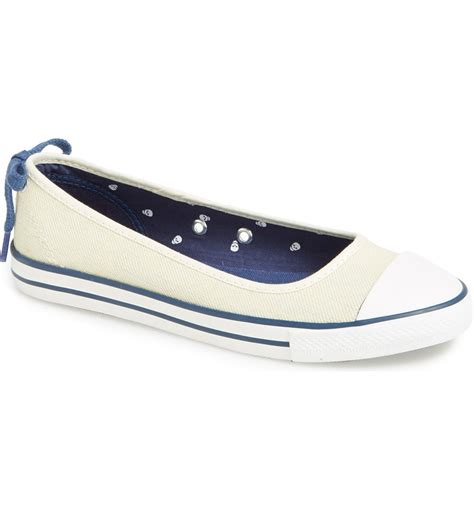 converse ballerina flats.